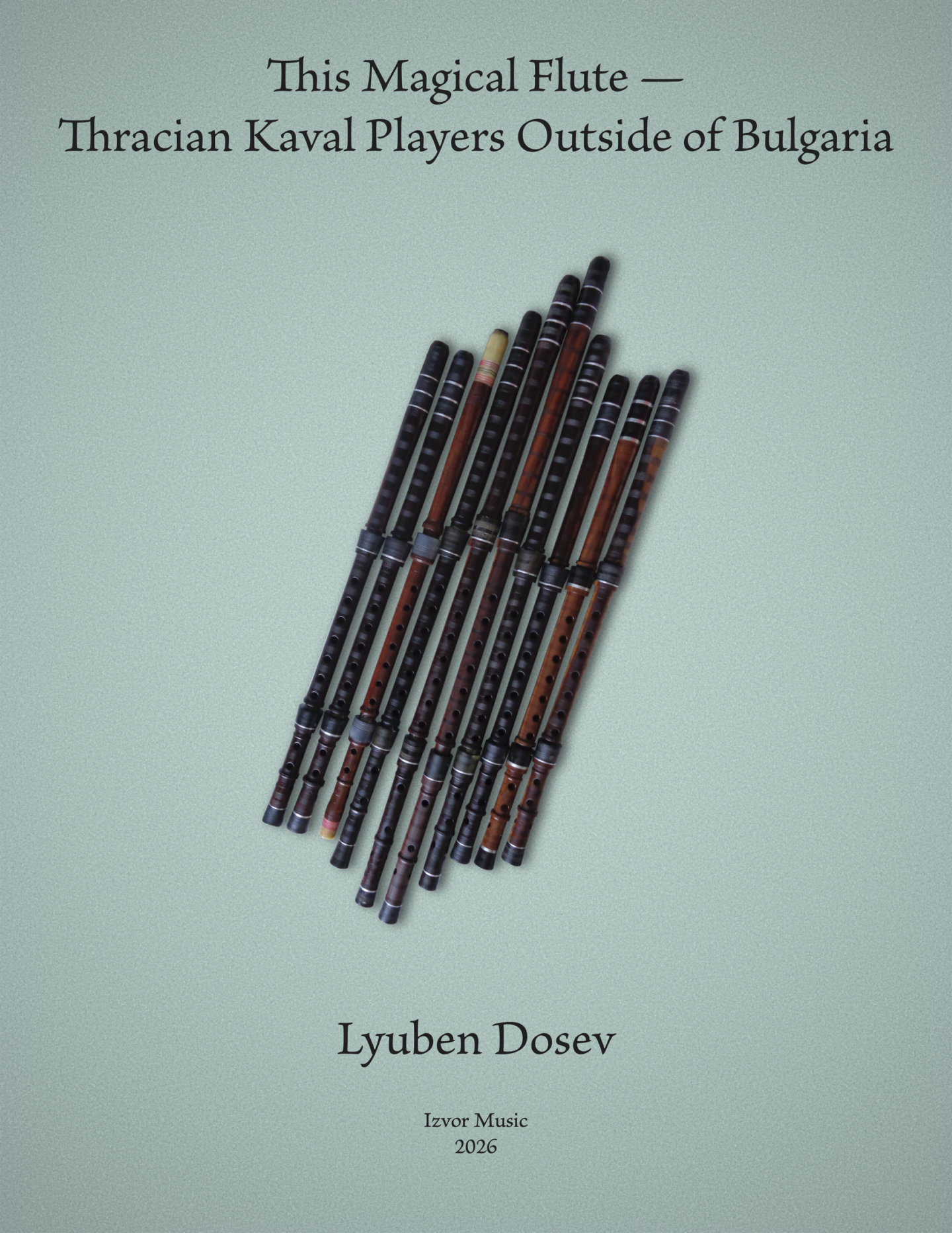 Image of 
				This Magical FLute cover with kavals on green background